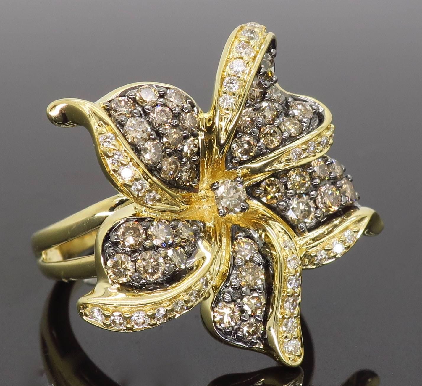 Le Vian Flower Diamond Ring 2