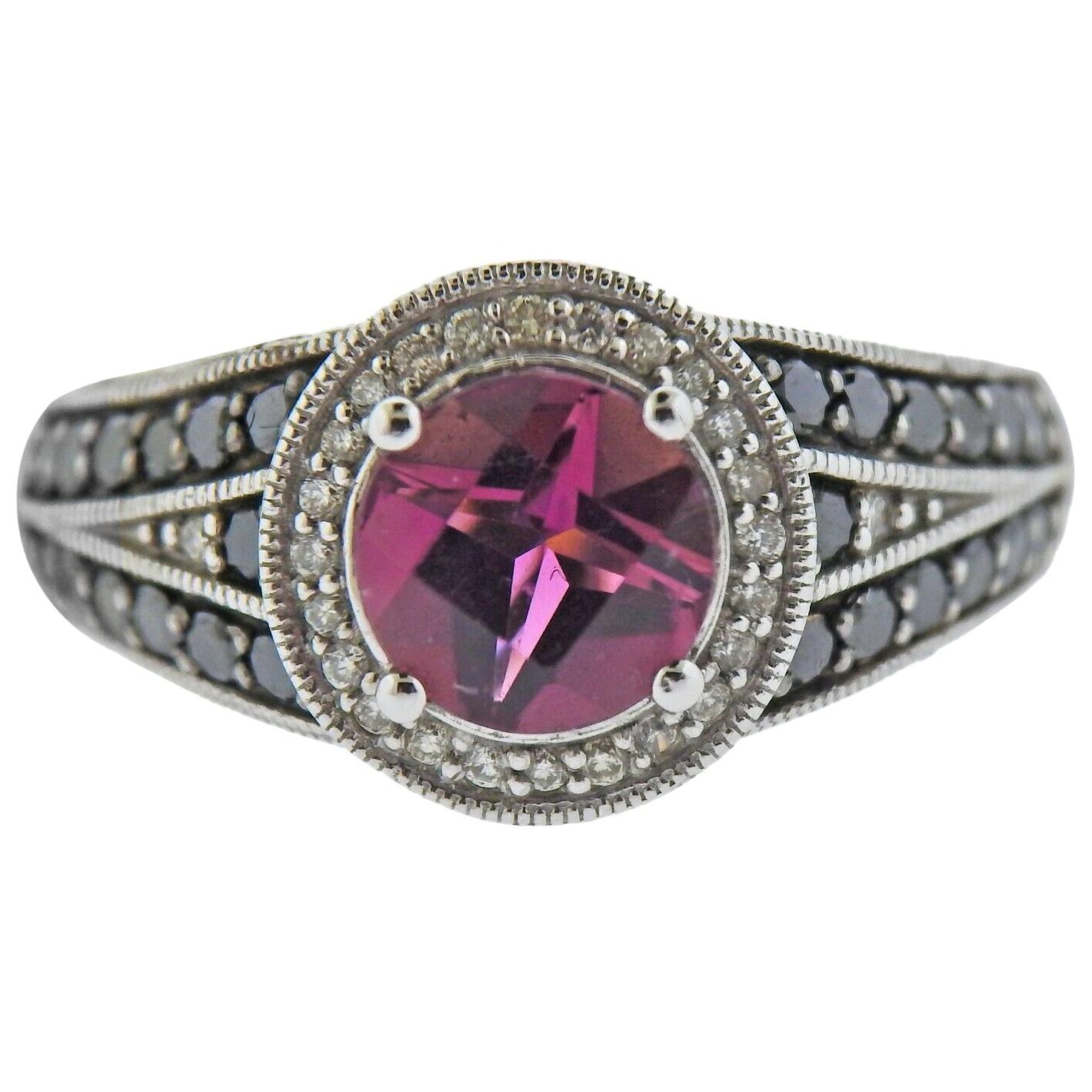 Le Vian LeVian Gold Diamond 1.20 Carat Pink Tourmaline Ring
