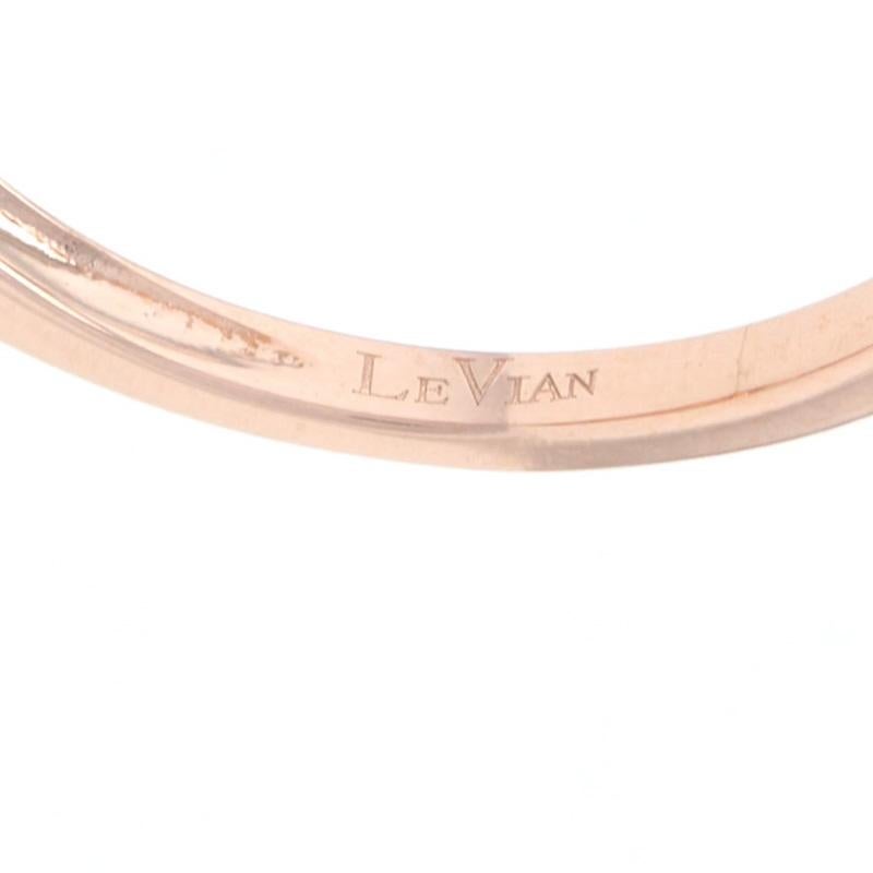 Le Vian Neopolitan Opal & Diamond Halo Ring Rose Gold 14k Cushion Cabochon.70ctw For Sale 2