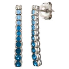 Le Vian Ombre Earrings Featuring Denim Ombré Vanilla Diamonds