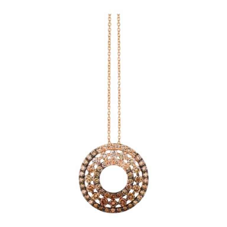 Le Vian Ombre Anhnger mit Chocolate Ombr Diamanten in 14K Erdbeere