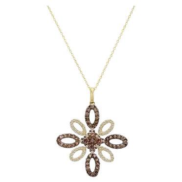 Le Vian Pendant Featuring 1 1/3 Cts. Chocolate Diamonds, 3/8 Cts. Vanilla For Sale