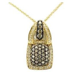 Le Vian Pendentif avec diamants chocolat 1/2 Cts, 1/5 Cts, Vanilla Diamond