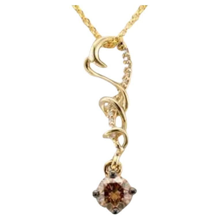 Le Vian Pendant Featuring 1/3 Cts. Chocolate Diamonds, 1/20 Cts. For Sale