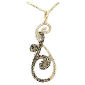 Ciondolo Le Vian con 3/4 carati. Diamanti al cioccolato, 1/4 di carato. Vaniglia Diamon