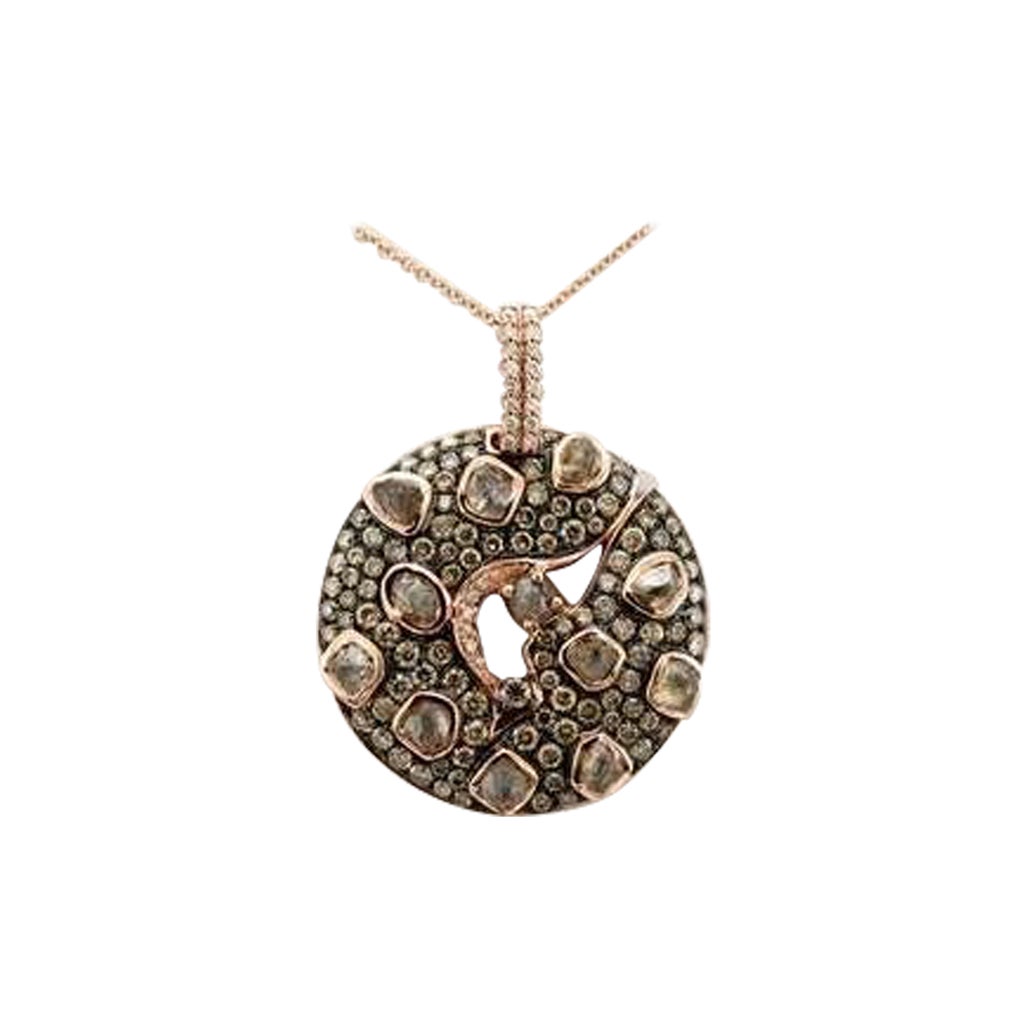 Le Vian Pendant Featuring 5 Cts. Chocolate Diamonds, 1/8 Cts. Vanilla Diamonds