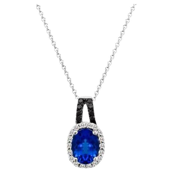 Le Vian-Anhnger mit blauem Tansanit und Vanilla-Diamanten, Blackberry D