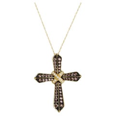 Le Vian Pendant Featuring Chocolate Diamonds, Vanilla Diamonds Set in 14K