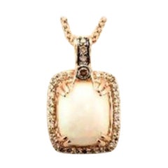 Le Vian Pendant Featuring Chocolate Quartz Chocolate Diamonds, Nude Diamonds
