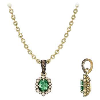 Le Vian Pendant Featuring COSTA Smeralda Emeralds Nude Diamonds, Chocolate