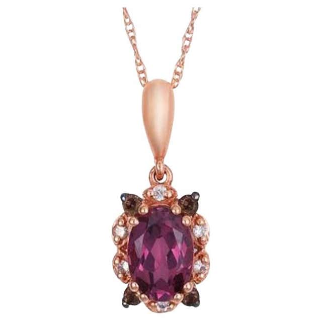 Le Vian Pendant Featuring Raspberry Rhodolite, Lemon Quartz, Grape ...
