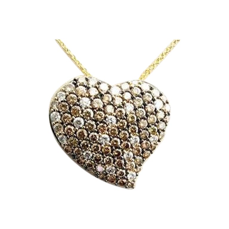 Le Vian Pendant featuring Vanilla Diamonds , Chocolate Diamonds set in 14K Ho