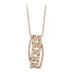 Le Vian Pendant Featuring Vanilla Diamonds Set in 14k Strawberry Gold