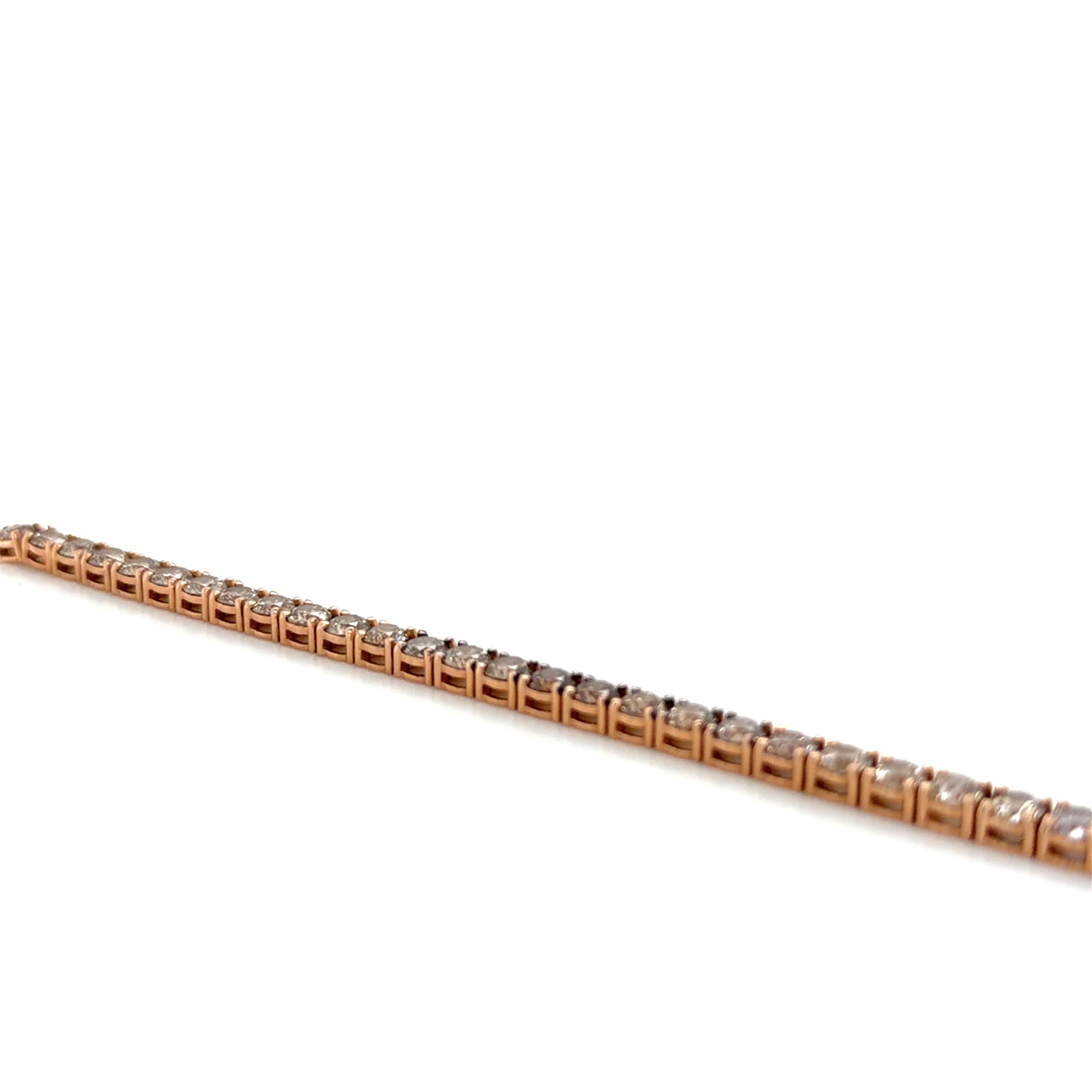 Le Vian, Pulsera de Diamantes Ombre de Chocolate y Champán de la Alfombra Roja Corte brillante en venta