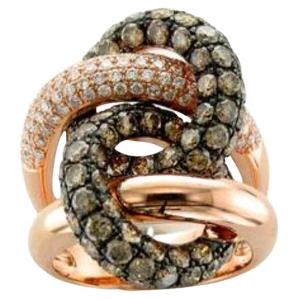 Le Vian Red Carpet Ring Featuring Chocolate Diamonds, Vanilla Diamonds For Sale