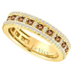 Anello Le Vian Red Carpet con diamanti al cioccolato, set di diamanti alla vaniglia