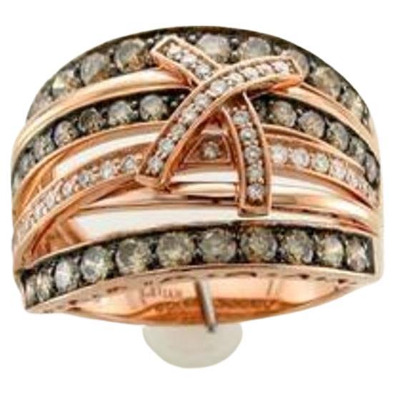 Le Vian Ring Featuring 1 1/3 Cts. Chocolate Diamonds, 1/5 Cts. Vanilla Diamond For Sale