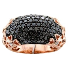 Le Vian-Ring mit 1 3/8 Karat. Blackberry-Diamanten, 1/8 Karat. Vanille-Diamanten