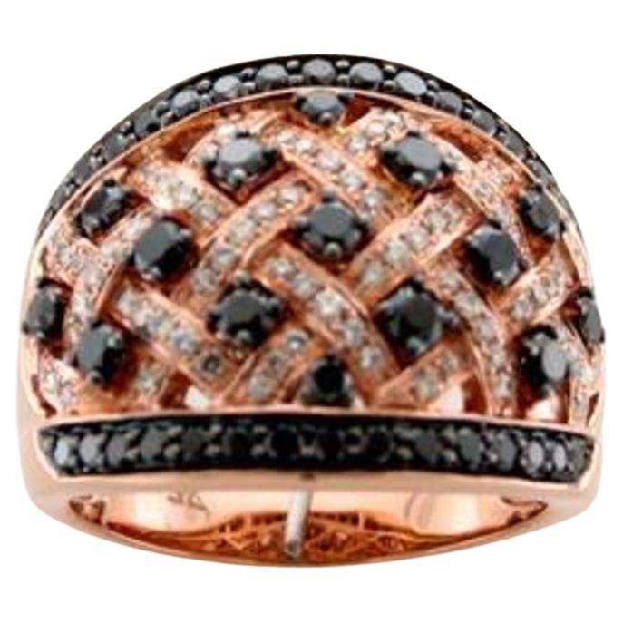 Le Vian Ring Featuring 1 Cts. Blackberry Diamonds, 1/3 Cts. Vanilla Diamonds