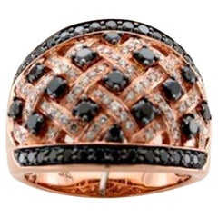 Le Vian Ring Featuring 1 Cts. Blackberry Diamonds, 1/3 Cts. Vanilla Diamonds