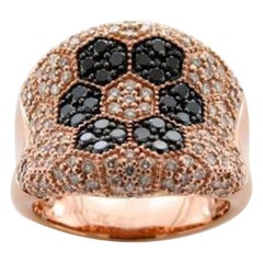 Le Vian Ring mit 5/8 Karat Blackberry-Diamanten, 7/8 Karat Vanilla-Diamanten und Vanilla-Diamanten