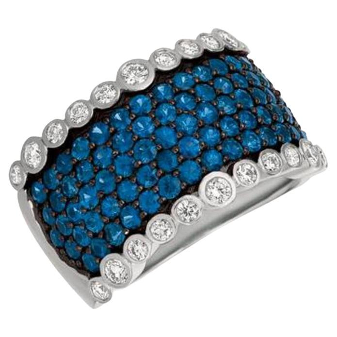 Le Vian Ring mit blauem Beeren-Saphir- Vanilla-Diamantenbesatz