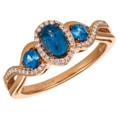 Used Le Vian Ring Featuring Blueberry Sapphire Vanilla Diamonds Set