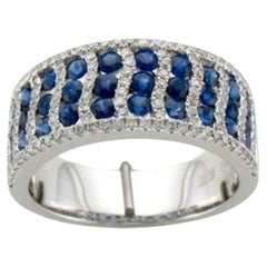 Le Vian Ring mit blauem Beeren-Saphir- Vanilla-Diamanten in 14K Vanilla-Fassung