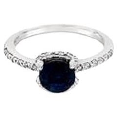 Le Vian Ring Featuring Blueberry Sapphire, White Sapphire Set in 14K Vanilla