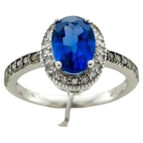 Le Vian Ring mit blauem Beeren- Tansanit und schokoladenbraunen Diamanten im Angebot