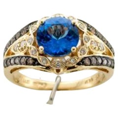 Le Vian-Ring mit blauem Beeren-Tansanit und Vanilla-Diamanten