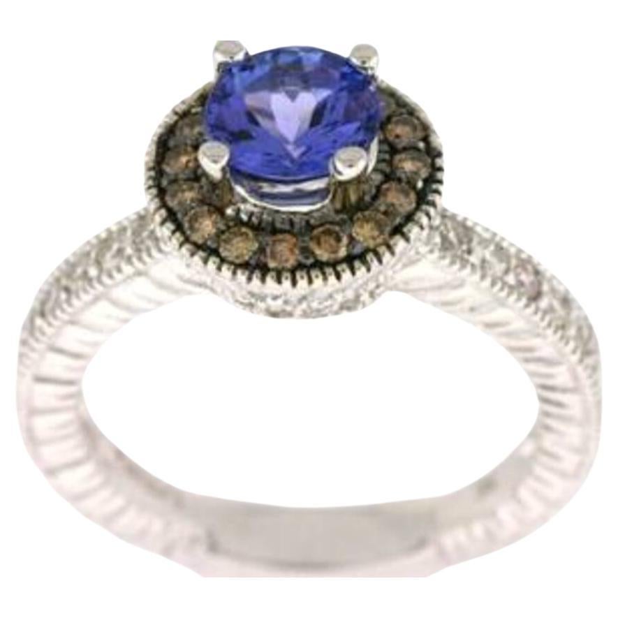 Le Vian Ring Featuring Blueberry Tanzanite Vanilla Diamonds, Chocolate