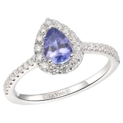 Anillo Le Vian engastado con tanzanita arándano y diamantes vainilla