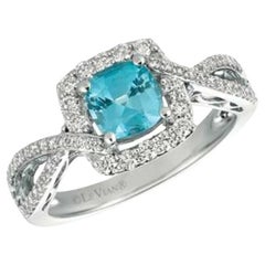 Le Vian Ring mit blauen Beeren- Zirkon- Vanilla-Diamanten in 14 Karat
