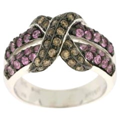 Le Vian Ring Featuring Bubble Gum Pink Sapphire Set in 14k Vanilla Gold