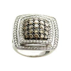 Anillo Le Vian con Diamantes Chocolate y Vainilla engastados en Oro Vainilla de 14K