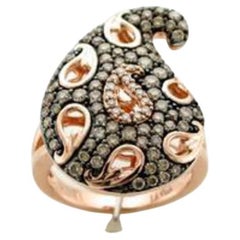 Le Vian Ring mit Schokoladen-Diamanten, Vanille-Diamanten in 14k gesetzt
