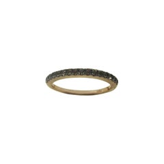 Anello Le Vian con quarzo cioccolato incastonato in oro fragola 14K