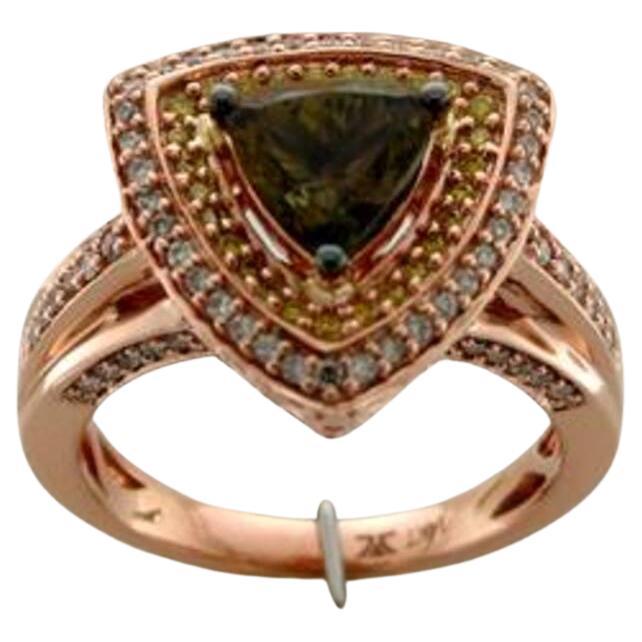 Le Vian Ring Featuring Chocolate Tanzanite Vanilla Diamonds, Goldenberry For Sale