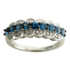 Ring von Le Vian mit Kornblumen-Saphir- Vanilla-Diamanten