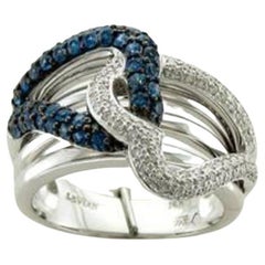 Bague Le Vian sertie de saphirs bleuet et de diamants vanille