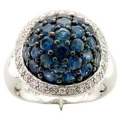 Bague Le Vian sertie de saphirs bleuet et de diamants vanille