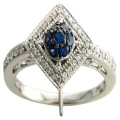 Le Vian Ring mit Kornblume Saphir Vanille Diamanten in 14K gefasst 