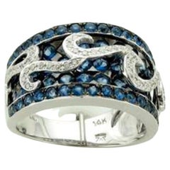 Le Vian Ring Featuring Cornflower Sapphire Vanilla Diamonds Set in 14k