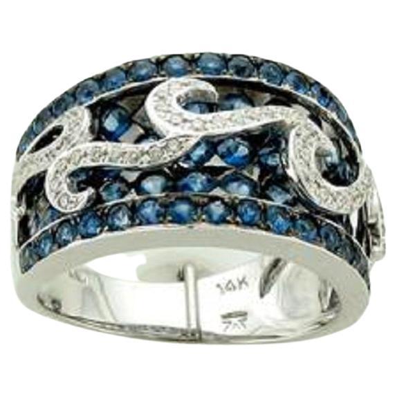 Le Vian Ring featuring Cornflower Sapphire Vanilla Diamonds set in 14K Vanilla For Sale