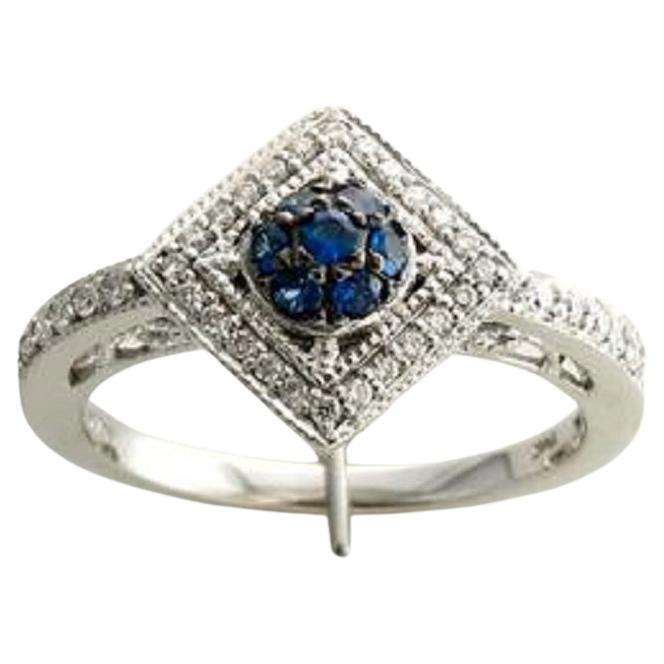 Le Vian Ring Featuring Cornflower Sapphire Vanilla Diamonds Set in 14k Vanilla