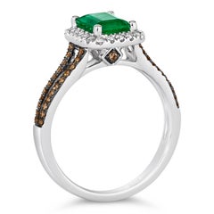 Le Vian Ring featuring Costa Smeralda Emeralds Chocolate Diamonds