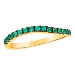 Le Vian Ring Featuring COSTA Smeralda Emeralds Set in 14k Honey Gold