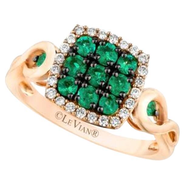 Le Vian Ring mit COSTA Smeralda-Smaragden und Vanilla-Diamanten in 14K St