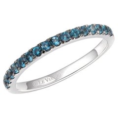 Le Vian Ring Featuring Deep Sea Blue Topaz Set in 14K Vanilla Gold